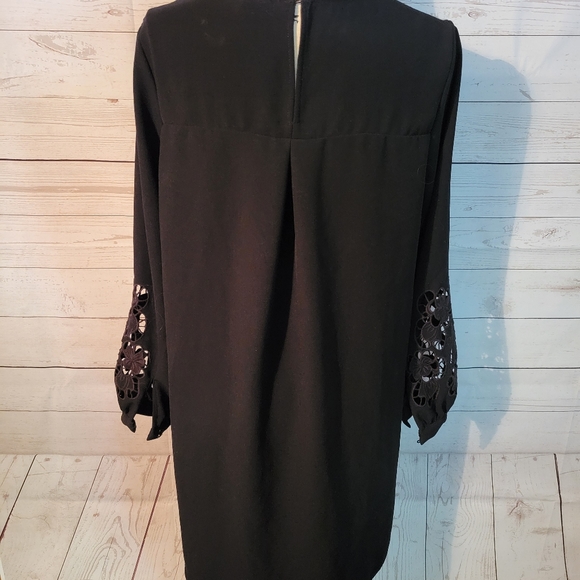 Black h&m 8 medium lace dress professional - Picture 3 of 5